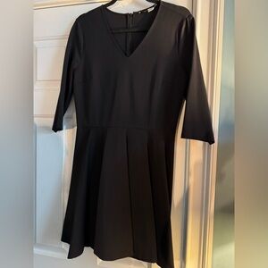 Diane von Furstenburg black dress.
